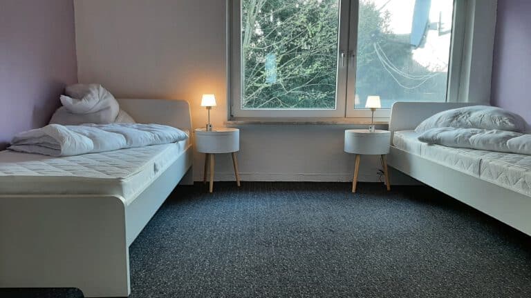 Pokój montera Hagen im Bremischen Jadeitowa sypialnia