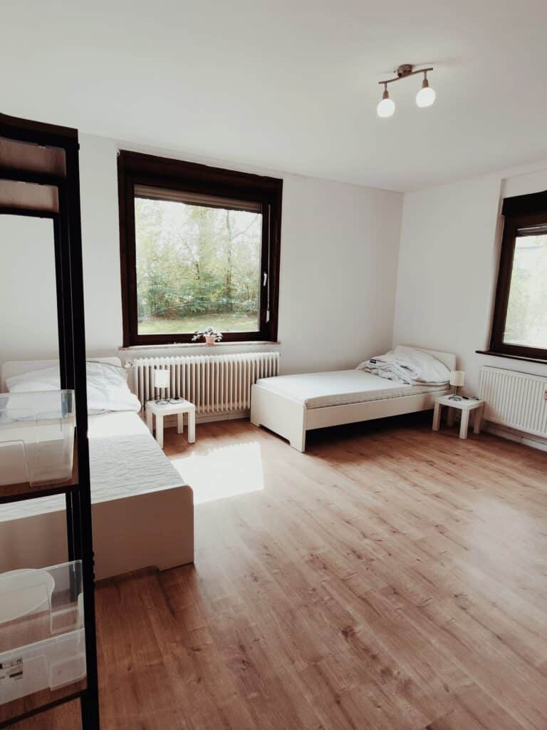 Obsydian-sypialnia-mieszkanie-Hagen im Bremischen-sypialnia